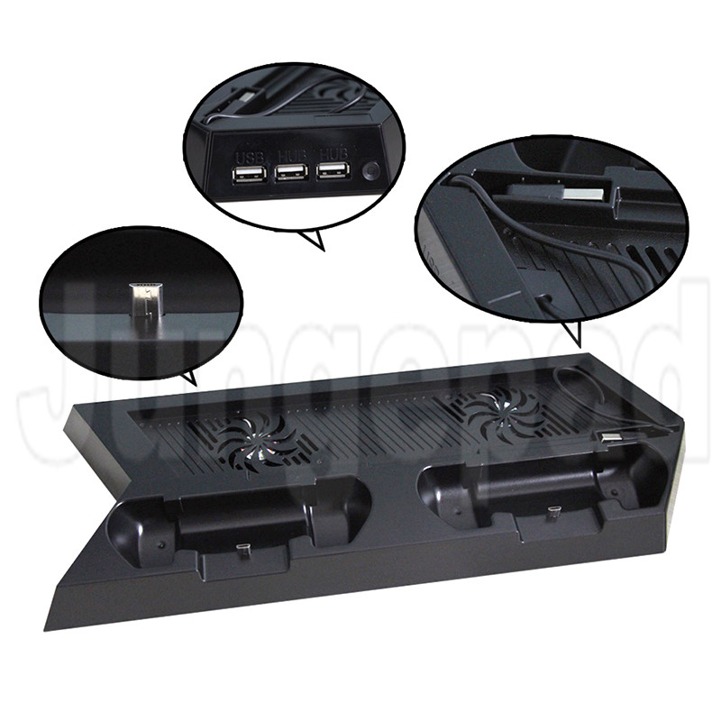 PS4 Console Charging Stand with fan Black