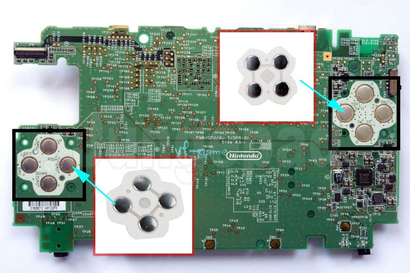 3DS XL Right Button Flex Cable