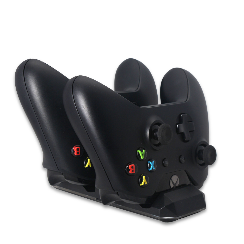 Dual Charging Dock Controller Charge for Xboxone and xboxone slim Stand Bracket With 2 Set Rechargea