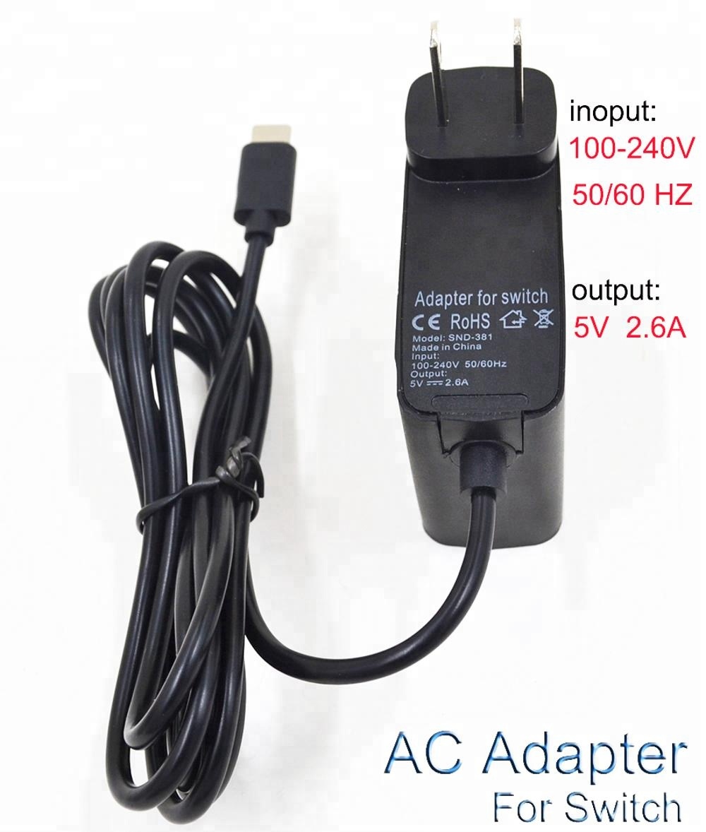 AC Adapter Power Supply for Nintendo Switch