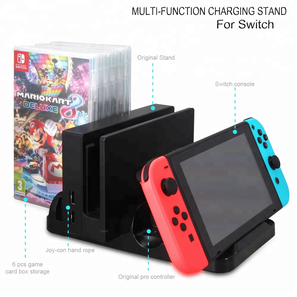 Multi-functional Charging Dock for Switch Console